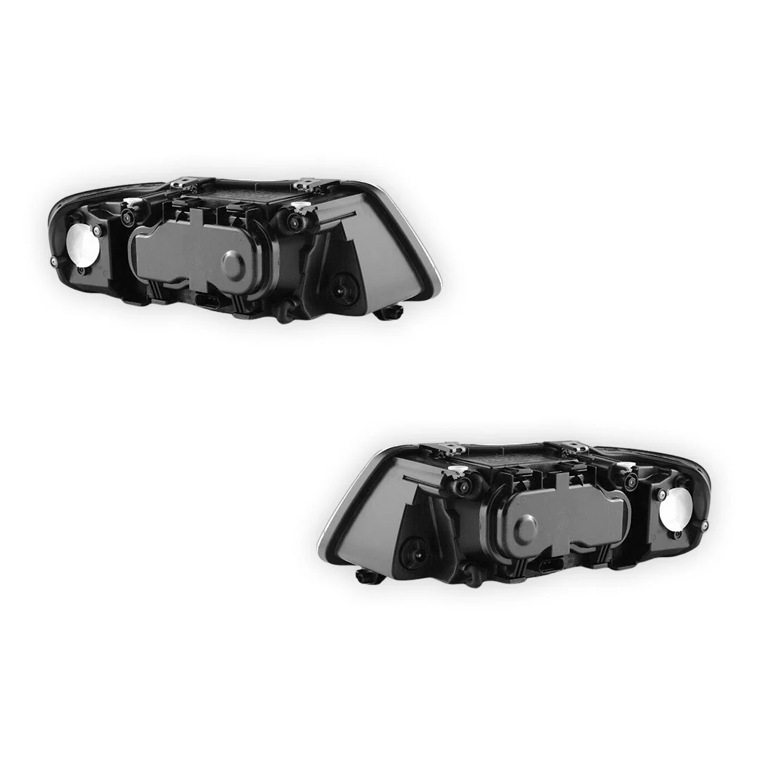Audi A3 8L (2000 - 2003) Black / Chrome Non-Xenon OEM Style Headlights LH + RH - Image 4