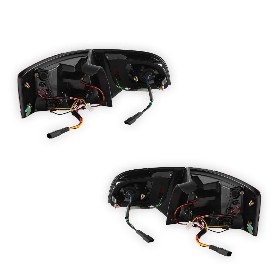 Audi A4 B7 (2005 - 2008) Clear Red LED Tail Lights LH + RH - Image 8