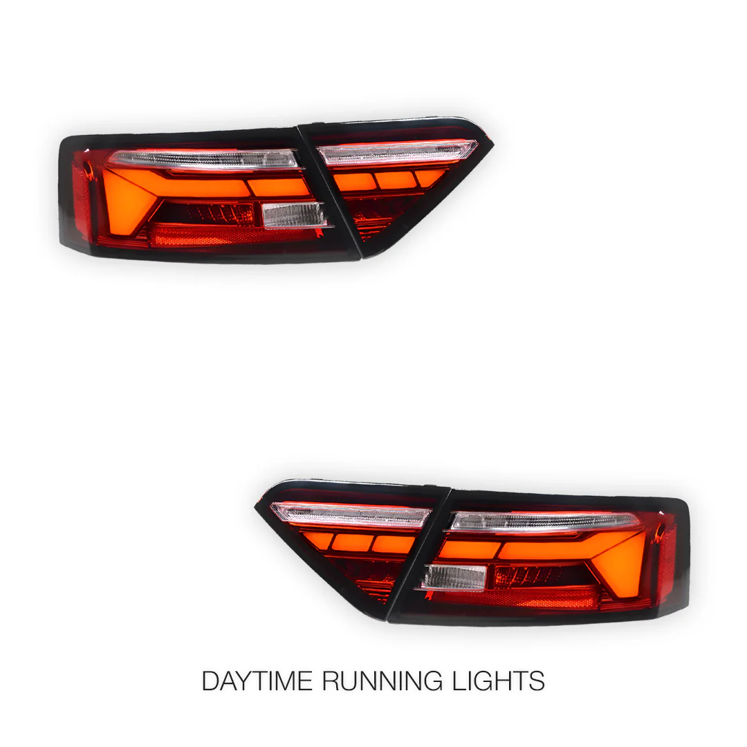 Audi A5 8T (2013 - 2016) Sequential Smoked Full LED Tail Lights LH + RH - Image 8