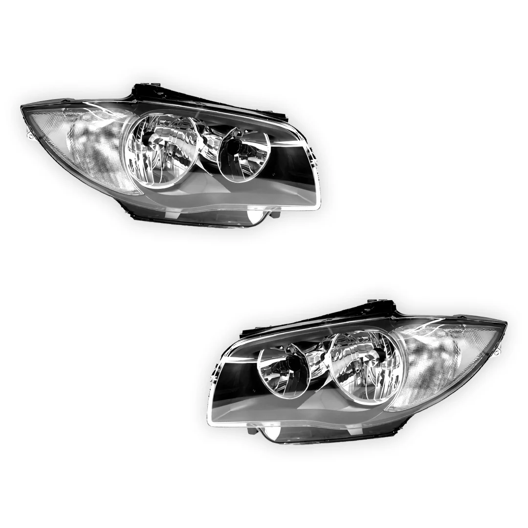 BMW 1 Series E87 Hatch (2007 - 2011) OEM Style Headlights LH + RH - Image 3