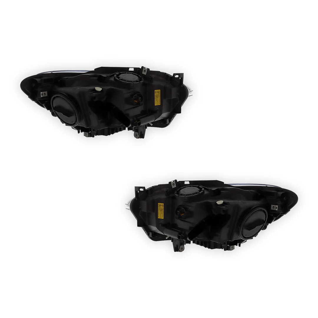 BMW 1 Series F20 Black Headlights 2011 - 2015 OEM-Style Aftermarket Left & Right - Image 3