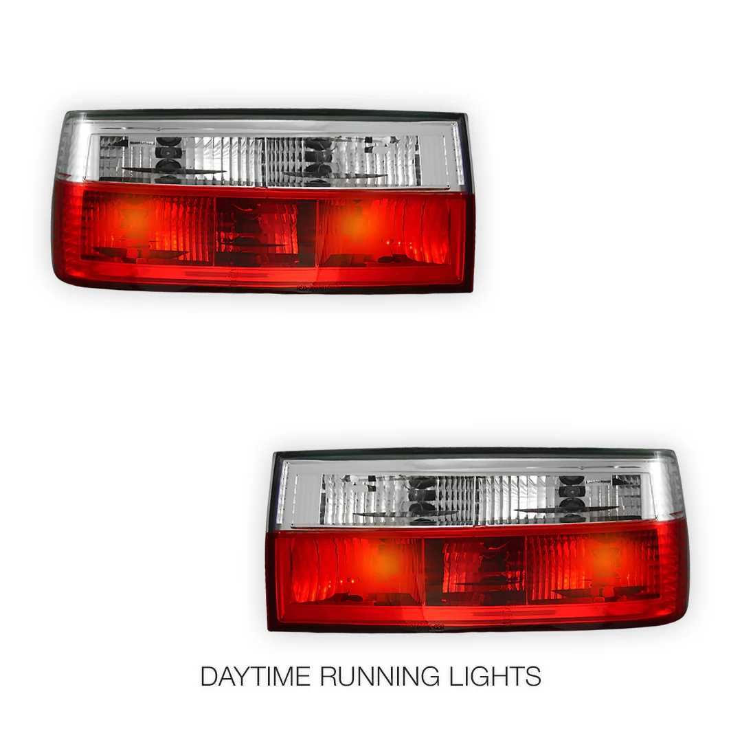 BMW 3 Series E30 (1983 - 1987) Halogen Tail Lights LH + RH - Image 3