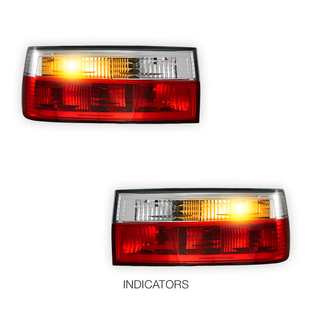 BMW 3 Series E30 (1983 - 1987) Halogen Tail Lights LH + RH - Image 5
