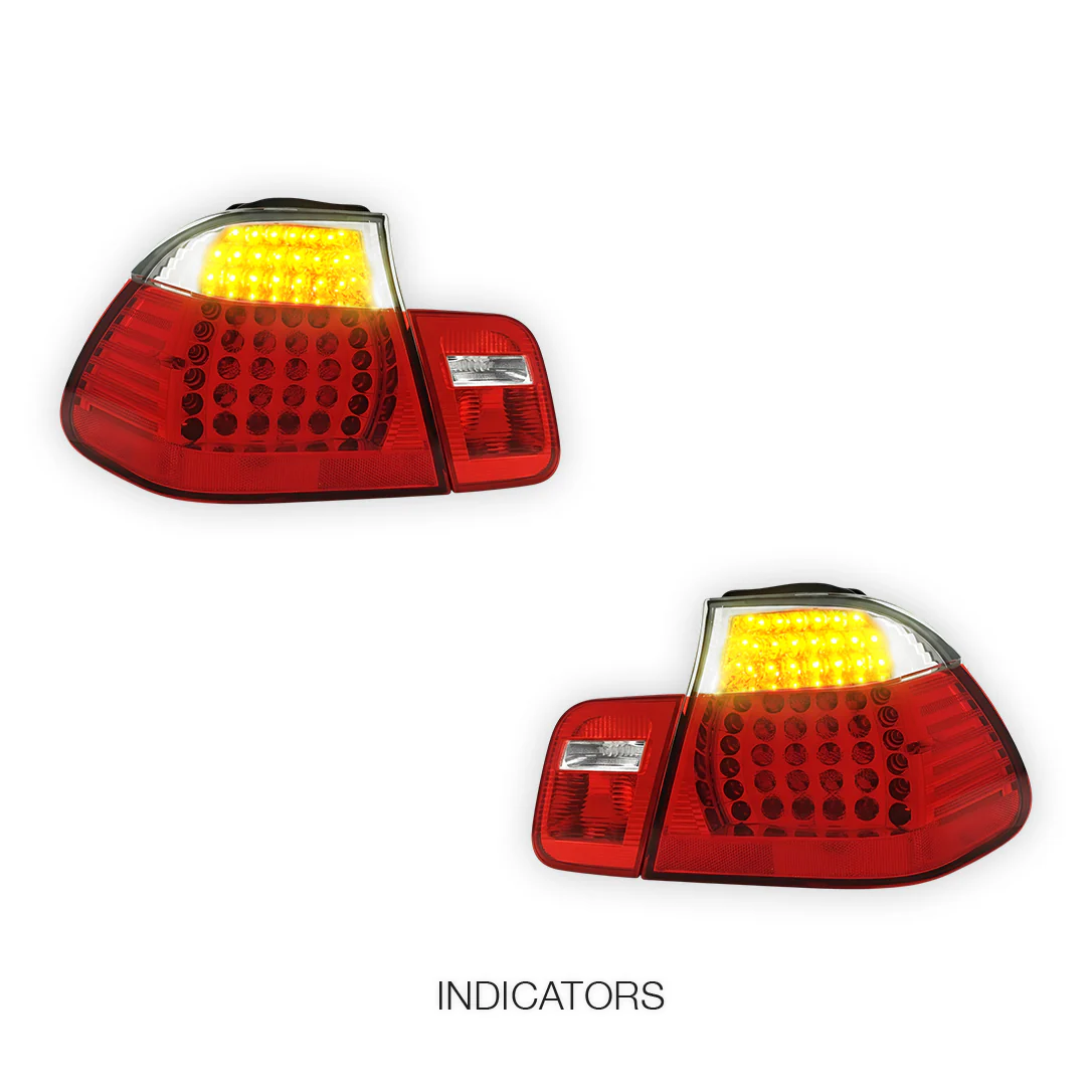 BMW 3 Series E46 Cabrio (1999 - 2005) LED Tail Lights LH + RH - Image 4