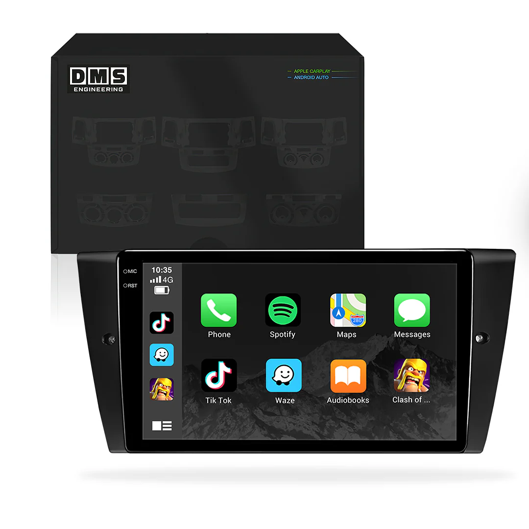 BMW 3 Series E90 (2005 - 2012) 9" Wireless Android 15 Touchscreen Stereo for Apple CarPlay / Android Auto