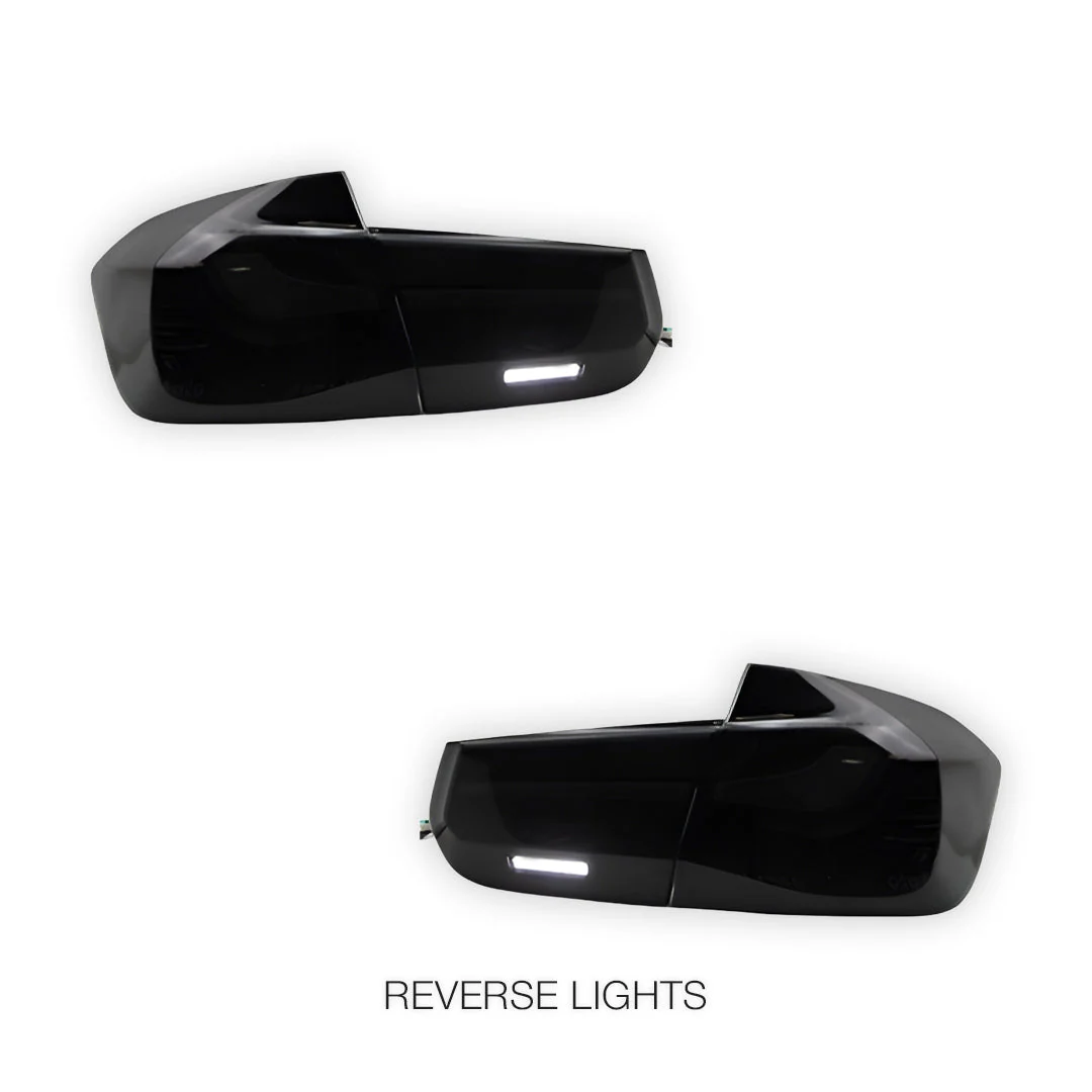 BMW 3-Series F30 / F80 / M3 (2012 - 2015) Dragon Scale Style Sequential Smoked LED Tail Lights LH + RH - Image 5