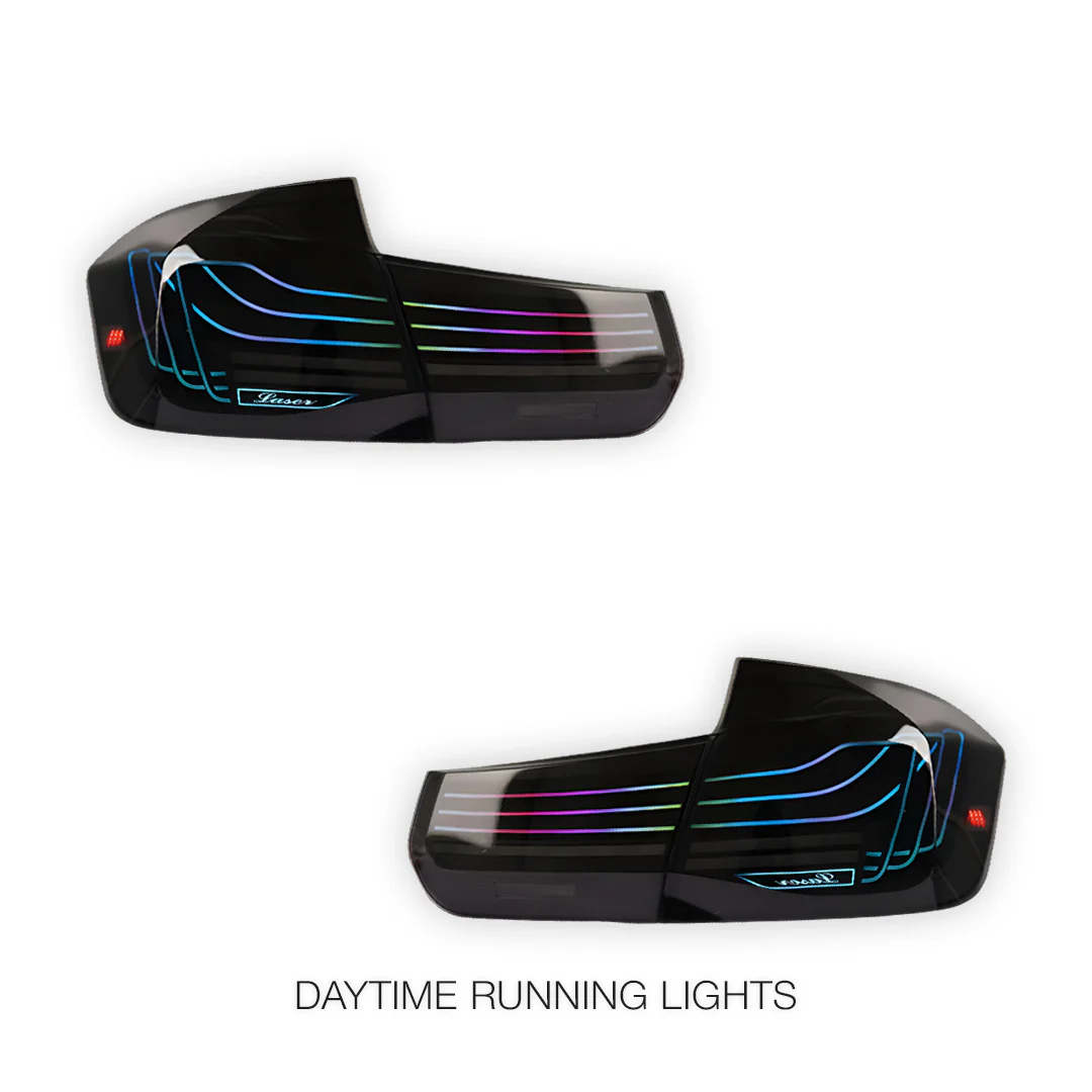 BMW 3-Series F30 / F80 / M3 (2013 - 2018) CSL Style Sequential RGB LED Tail Lights LH + RH - Image 3