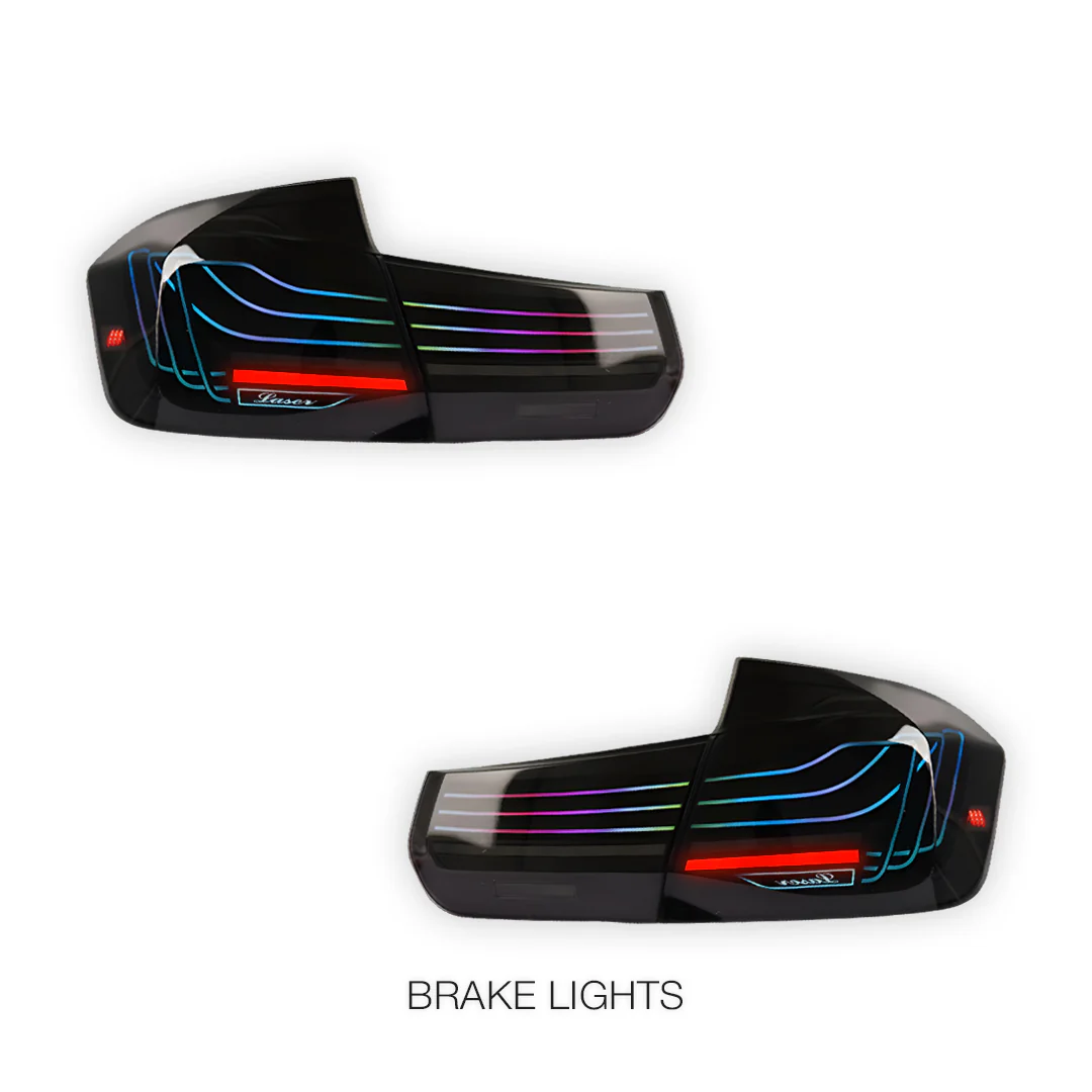 BMW 3-Series F30 / F80 / M3 (2013 - 2018) CSL Style Sequential RGB LED Tail Lights LH + RH - Image 4