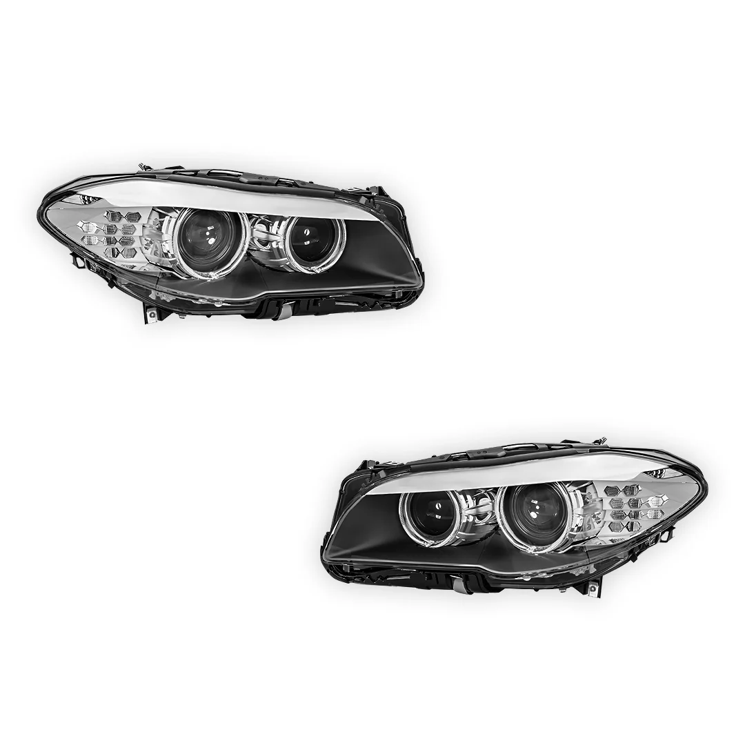 BMW 5 Series F10 / F11 Sedan & Wagon (2010 - 2013) Xenon Non-Adaptive Headlights LH + RH - Image 4