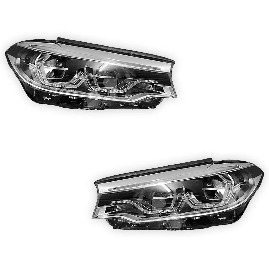 BMW 5 Series G30 / G31 (2018 - 2020) Adaptive LED Reconditioned Genuine Headlights LH + RH - Image 2
