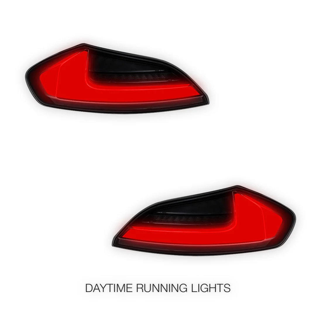 BMW Z4 E89 (2009 - 2016) Smoked Red Nike Style Sequential LED Tail Lights LH + RH - Image 2