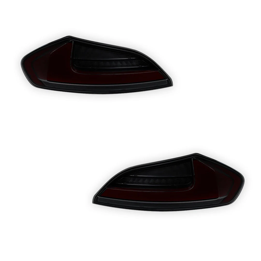 BMW Z4 E89 (2009 - 2016) Smoked Red Nike Style Sequential LED Tail Lights LH + RH - Image 6