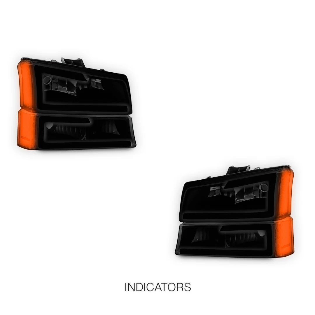 Chevrolet Silverado 1500 HD LS / LT (2003 - 2006) LED DRL Bar Headlights LH + RH - Image 21