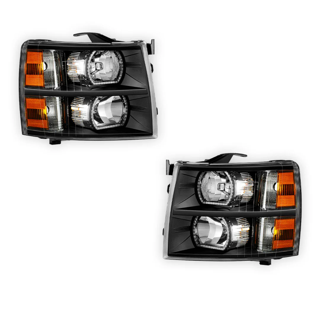 Chevrolet Silverado 2500 LS / LT / LTZ (2007 - 2013) Sequential RGB Start-Up LED DRL Headlights LH + RH - Image 6