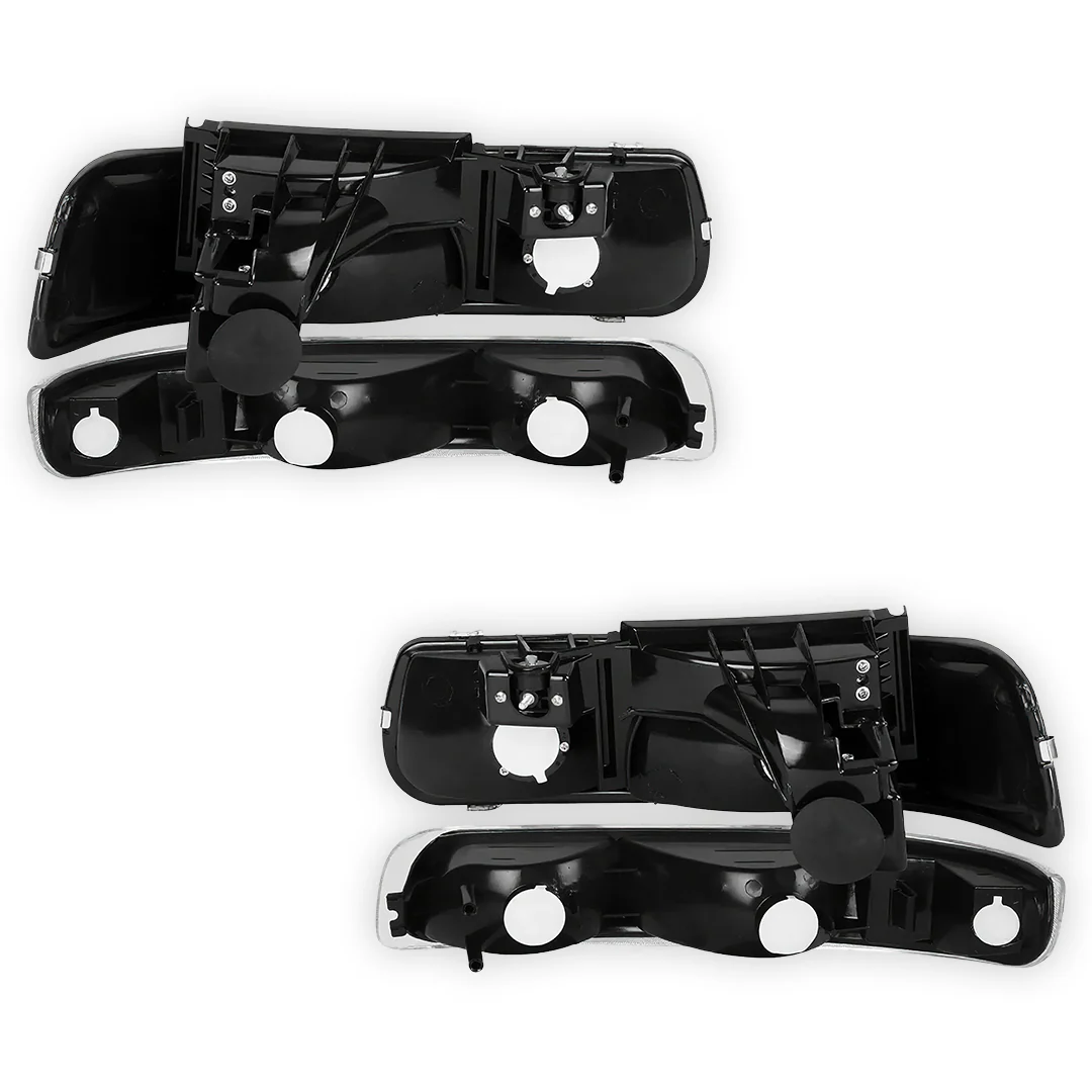 Chevrolet Suburban 2500 LS / LT (2000 - 2006) Replacement Headlights and Bumper Lights LH + RH - Image 3