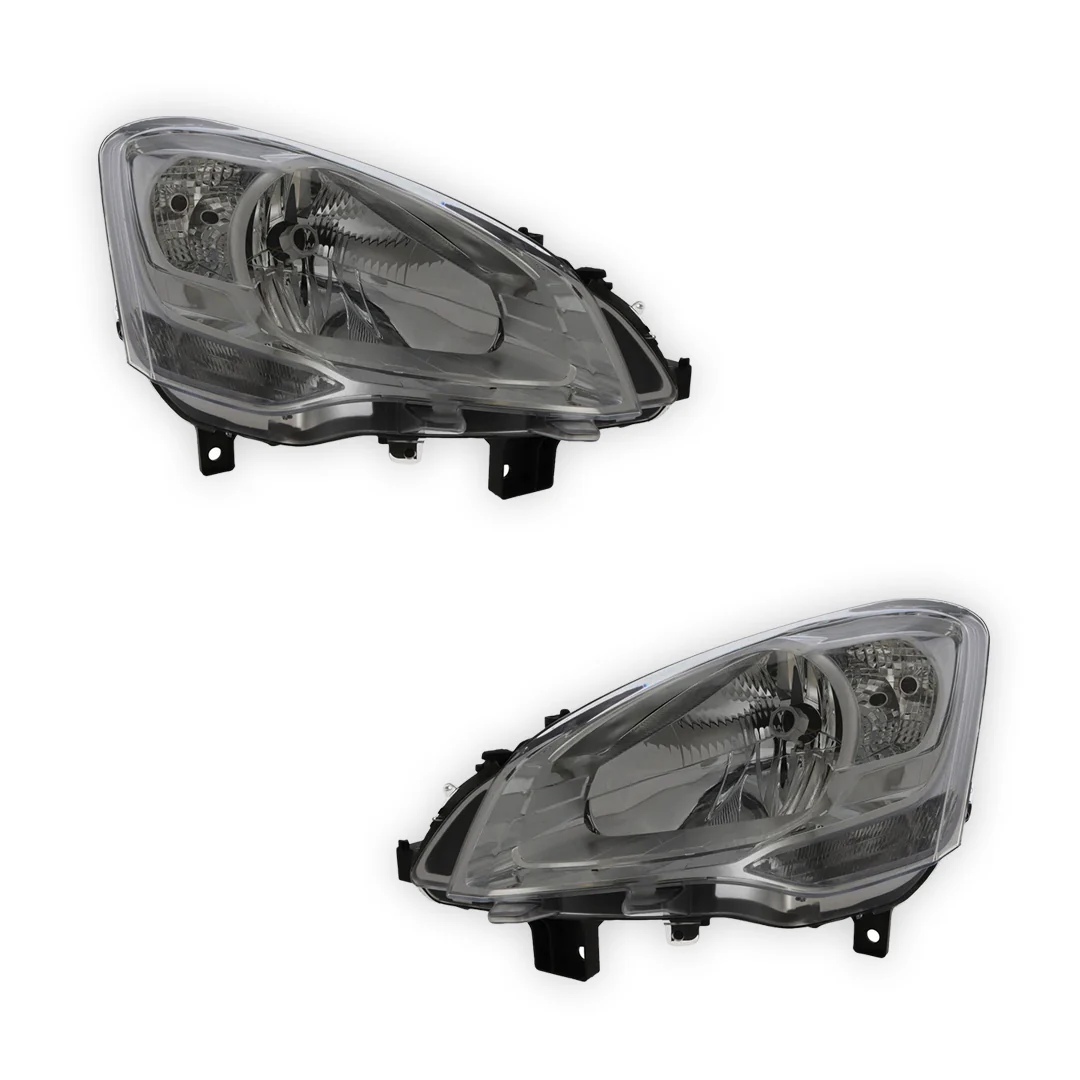 Citroen Berlingo MK2 B9 Black Headlights 2008 - 2019 OEM-Style Aftermarket Left & Right - Image 2