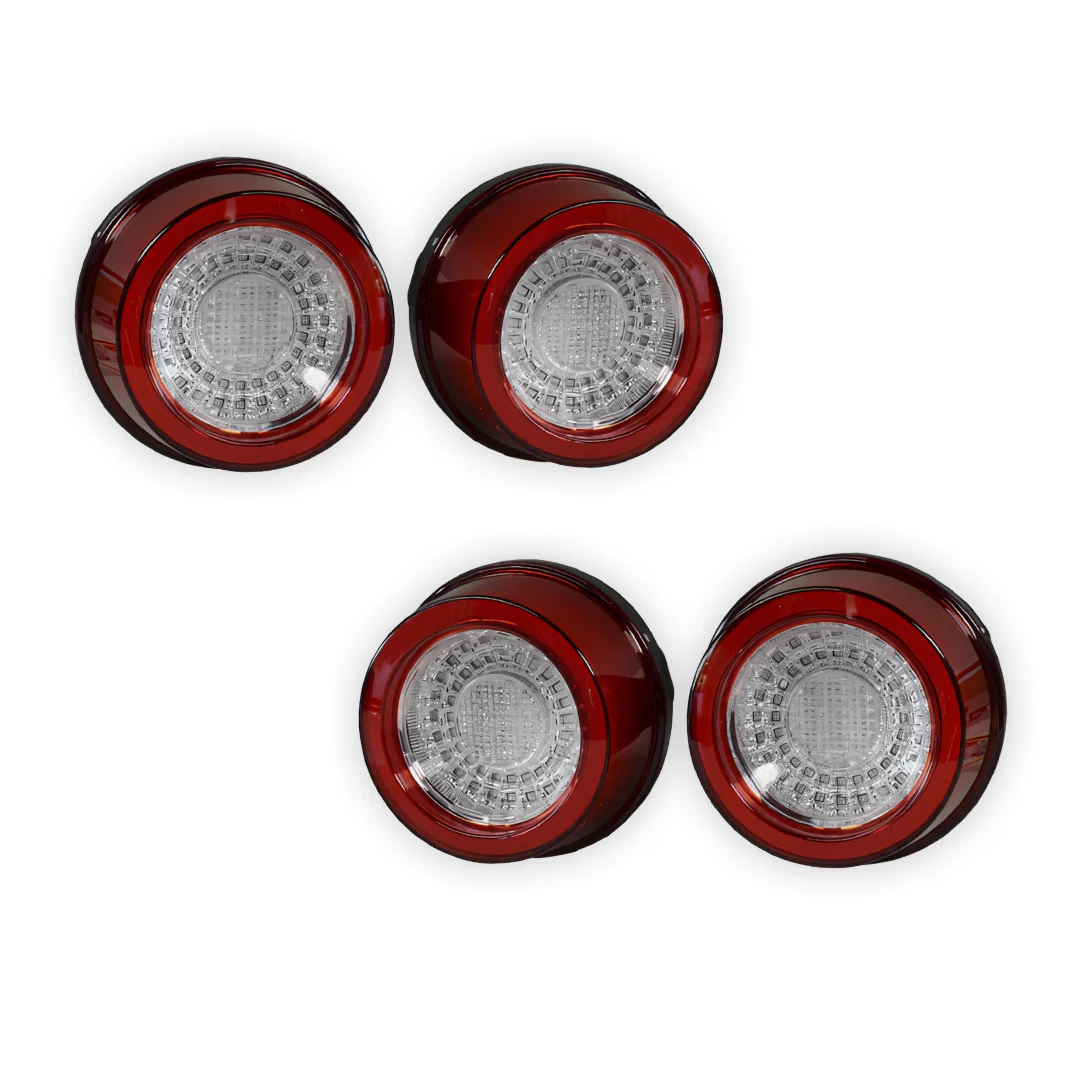 Ferrari 550 Maranello (1996 - 2001) Clear Red Full 3D LED Stripe Bar Tail Lights LH + RH - Image 6