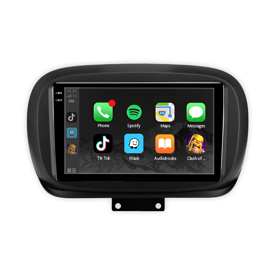 Fiat 500X (2014 - 2020) 9" Android Radio – Wireless Apple CarPlay & Android Auto - Image 2
