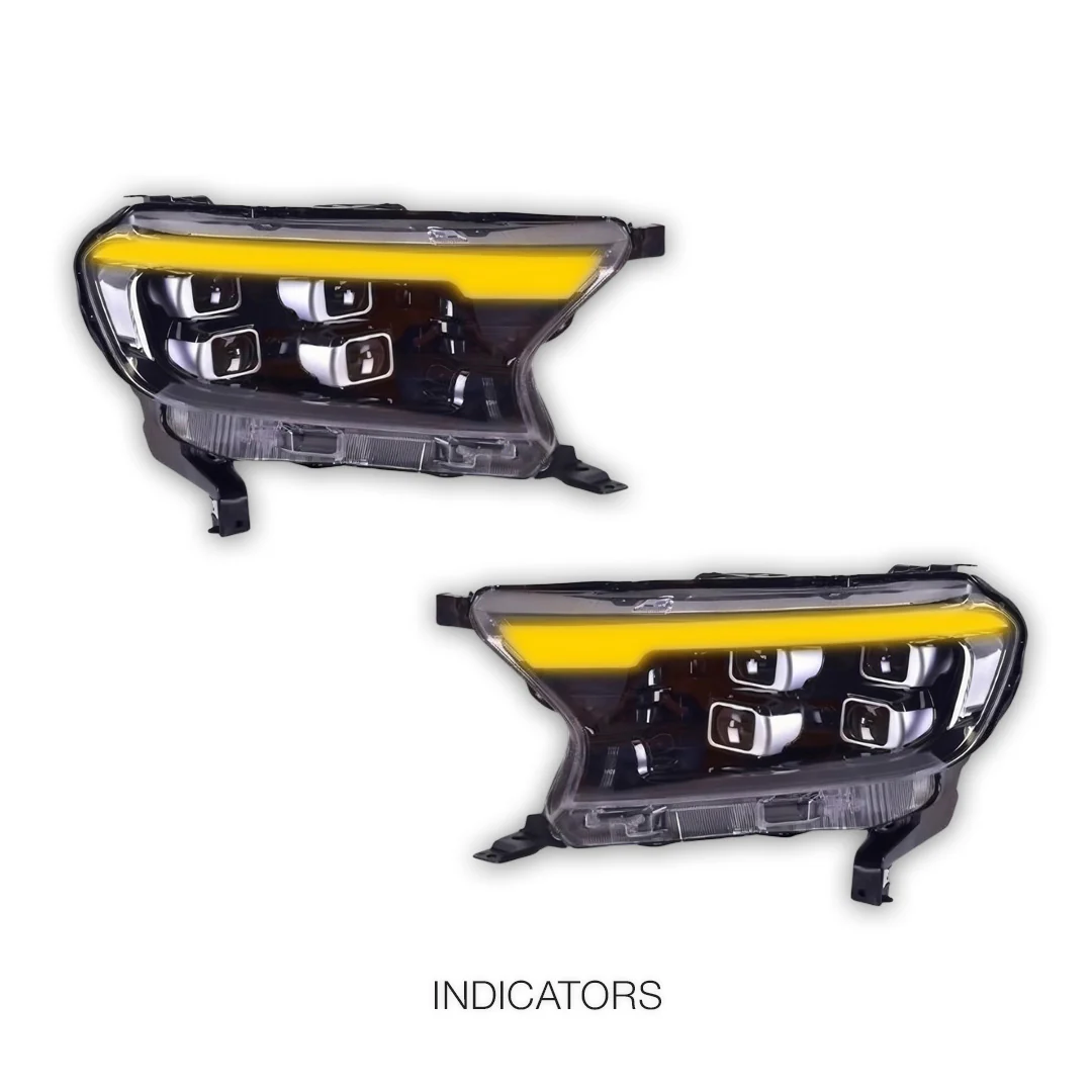 Ford Everest UA (2015 - 2022) LED Spider Eye Headlights LH + RH - Image 4