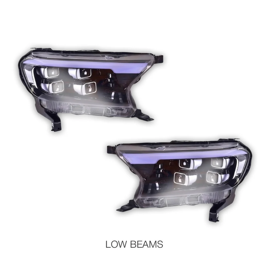 Ford Everest UA (2015 - 2022) LED Spider Eye Headlights LH + RH - Image 5