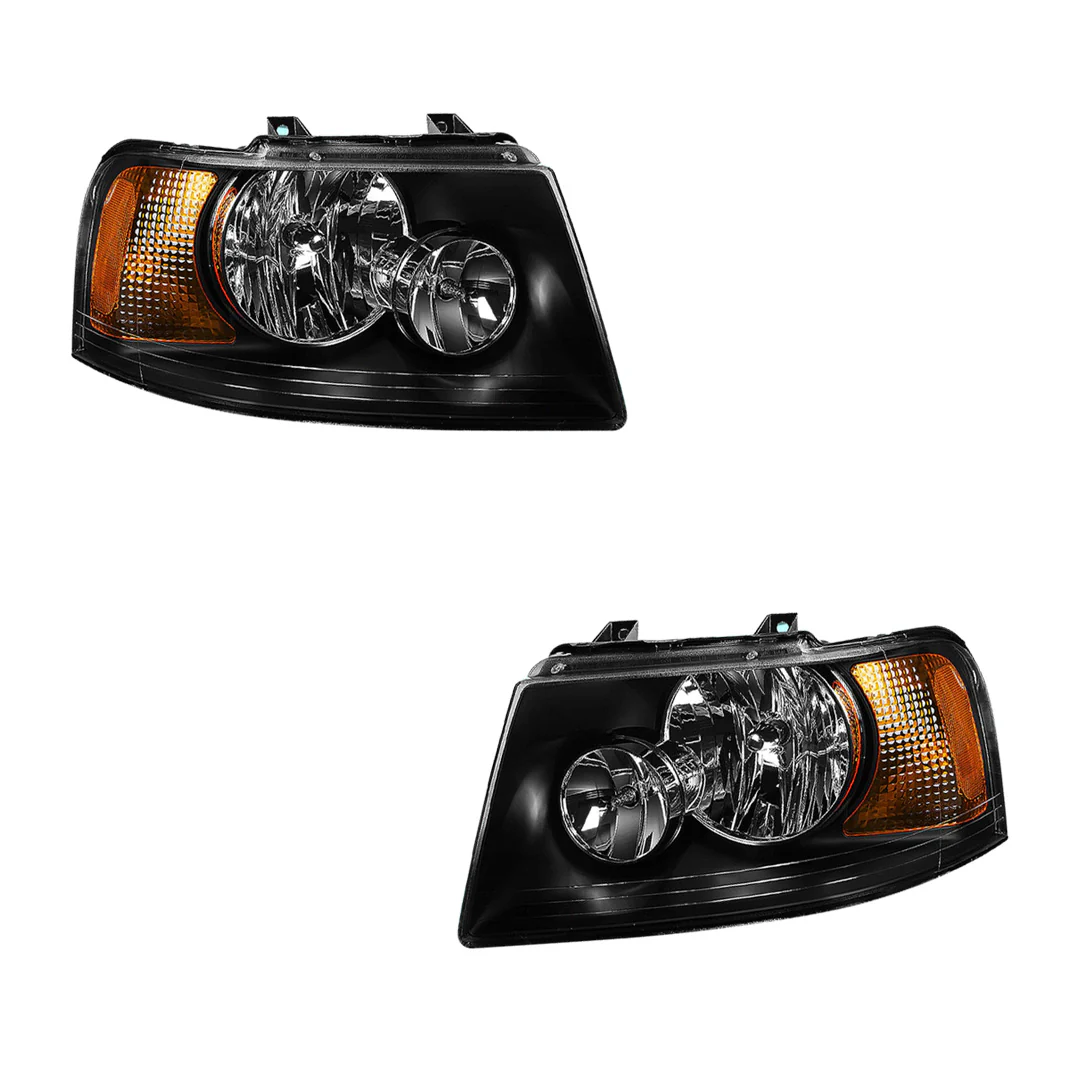 Ford Expedition (2003 - 2006) Replacement Headlights LH + RH - Image 2