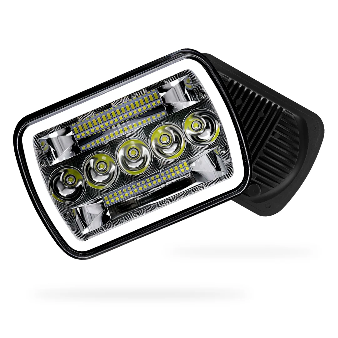 Ford F-250 RM / RN (2001 - 2006) LED Halo DRL Headlights LH + RH - Image 18