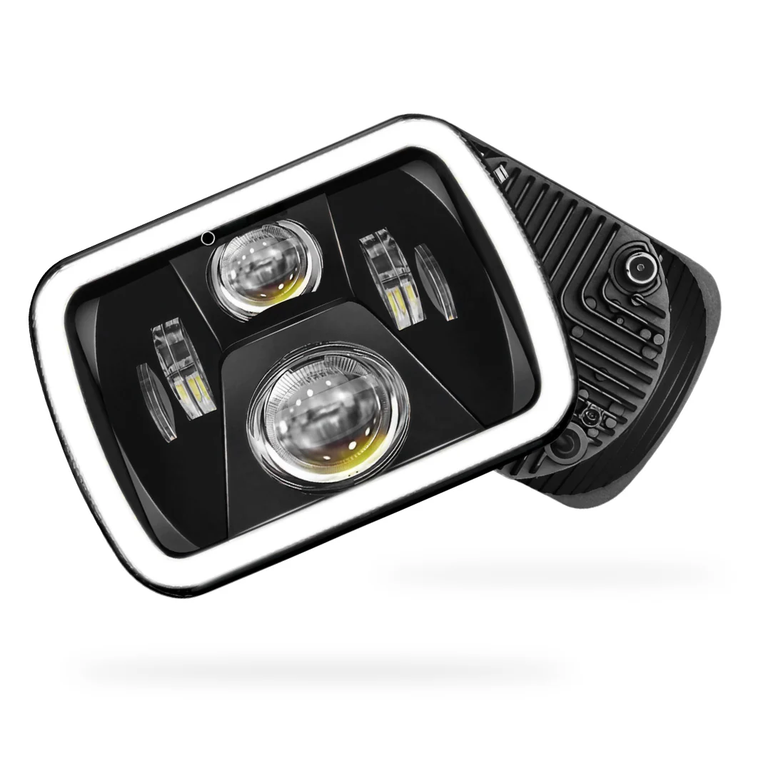 Ford F-250 RM / RN (2001 - 2006) LED Halo DRL Headlights LH + RH - Image 24