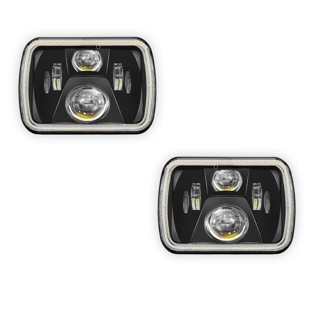 Ford F-350 RM / RN (2001 - 2006) LED Headlights Halo DRL LH + RH - Image 29