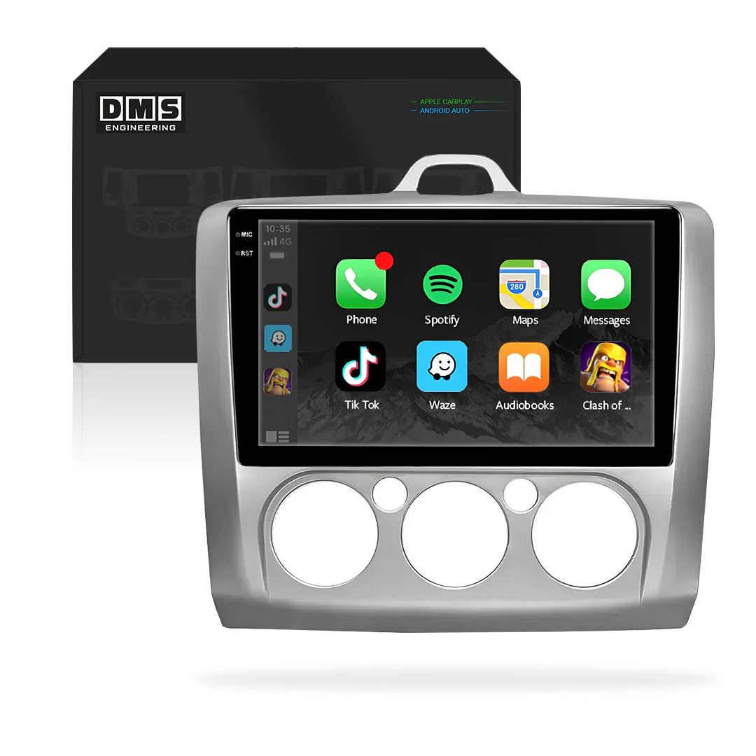 Ford Focus LS / LT (2005 - 2009) 9" 10" Android Screen – Android 16, Wireless Apple CarPlay & Android Auto