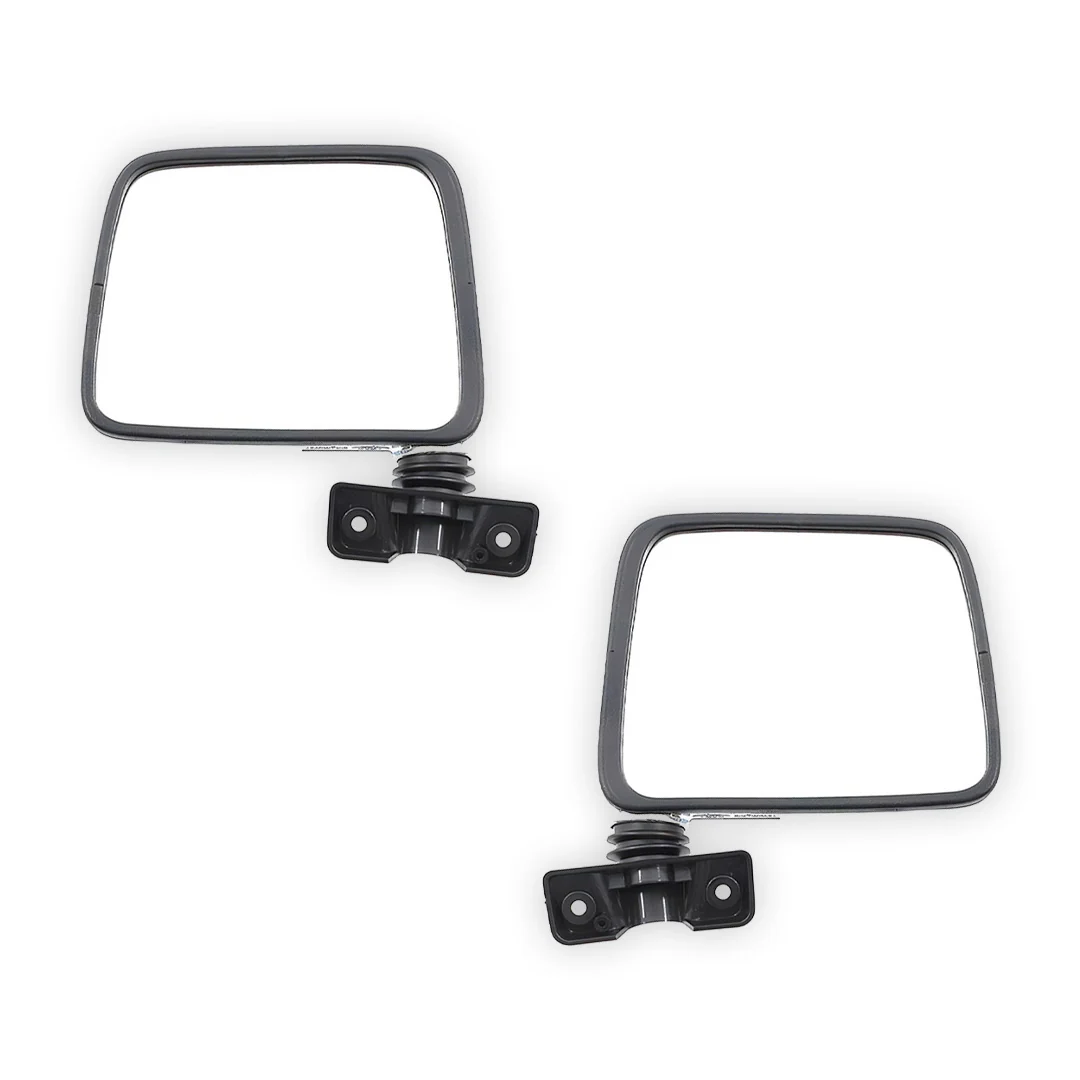Ford Maverick (1988 - 1993) Chrome Black Door Mirrors LH + RH - Image 2