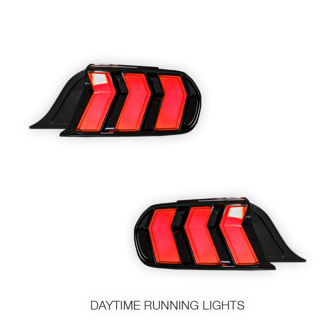 Ford Mustang FM / FN (2015 - 2023) Sequential RGB Full LED Tail Lights LH + RH - Image 2