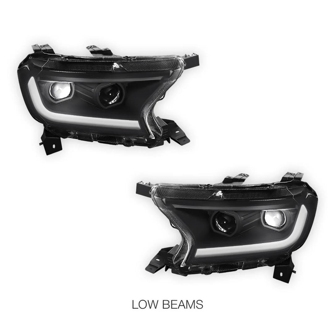 Ford Ranger (2019 - 2022) Sequential Signal Start-Up LED DRL Projector Headlights LH + RH - Image 10