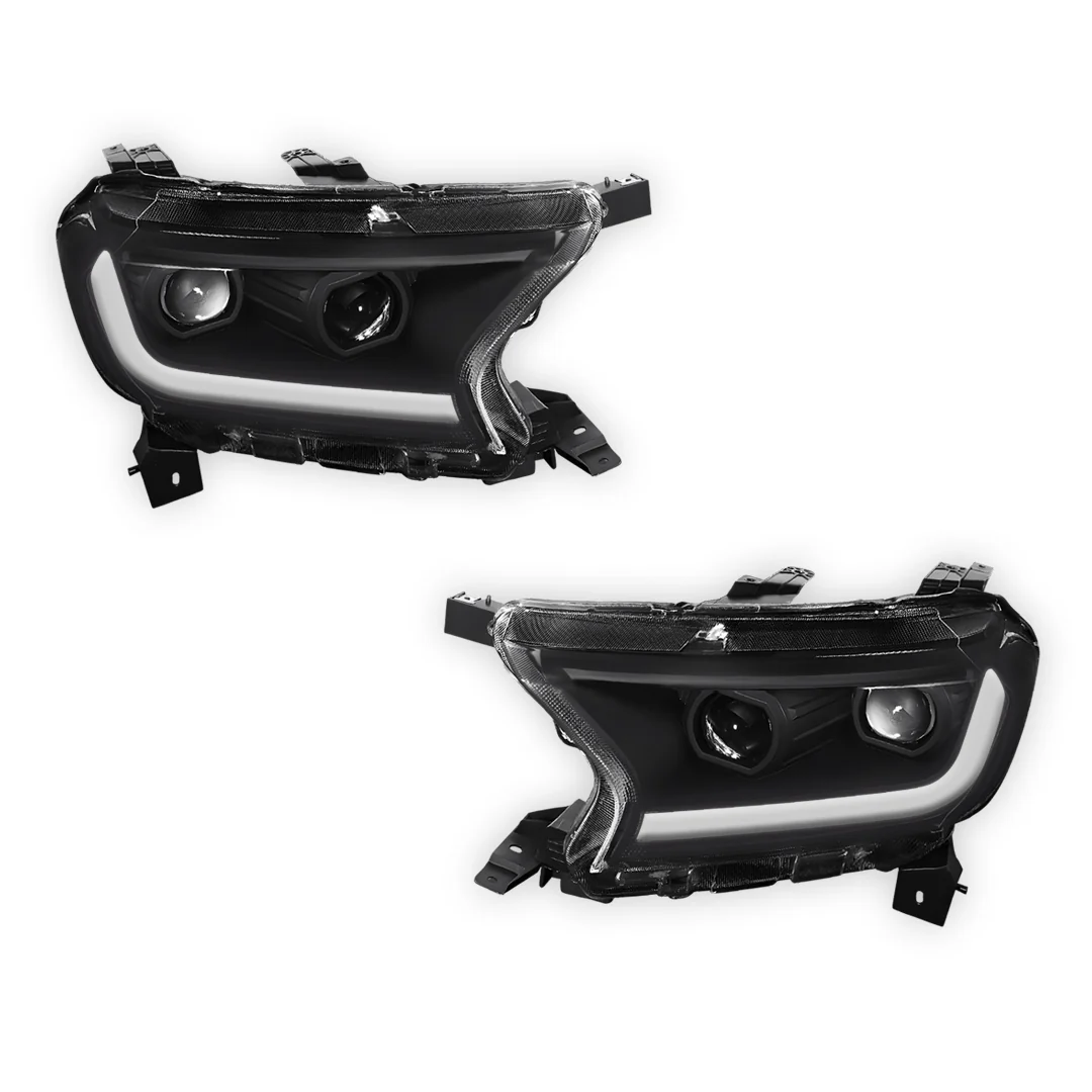 Ford Ranger (2019 - 2022) Sequential Signal Start-Up LED DRL Projector Headlights LH + RH - Image 12