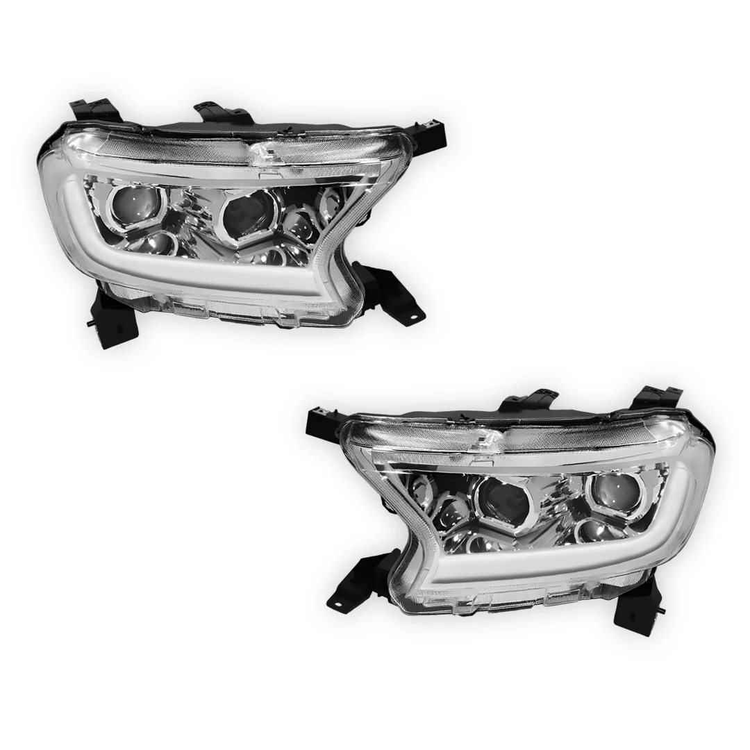 Ford Ranger (2019 - 2022) Sequential Signal Start-Up LED DRL Projector Headlights LH + RH - Image 6