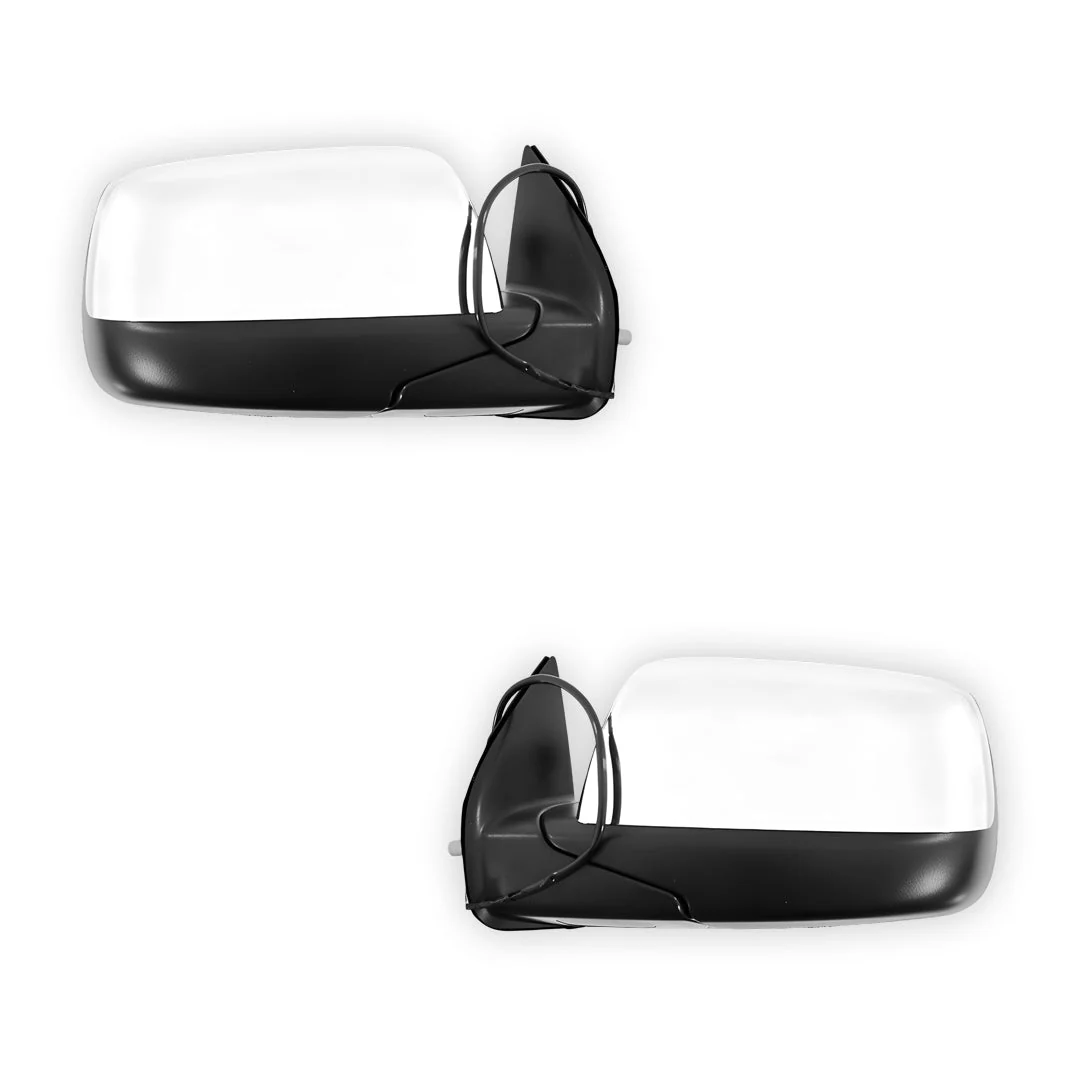 Ford Ranger PK (2009 - 2011) Door Mirror Left Hand Chrome Assembly Electric No Mirror Light LH + RH - Image 3