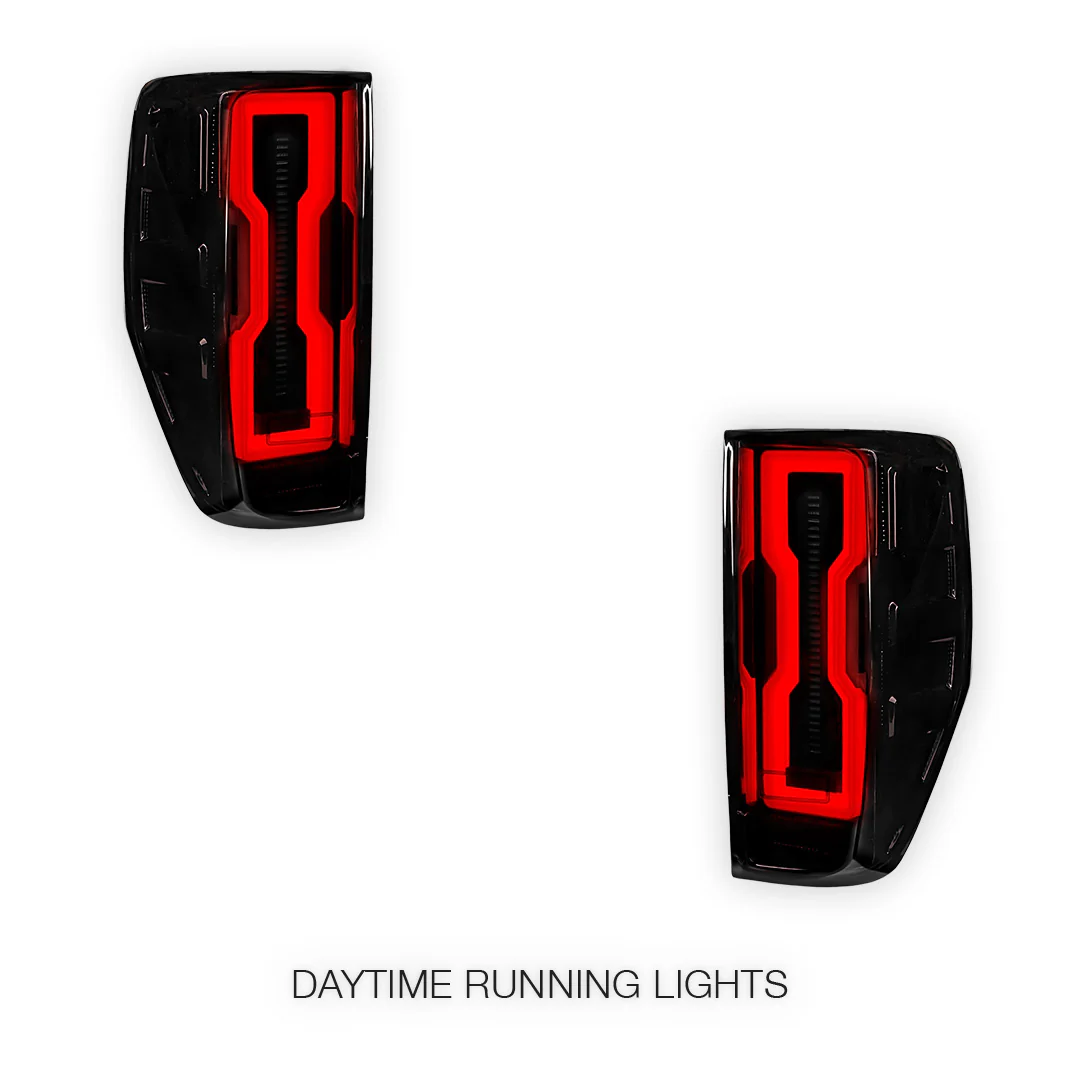 Ford Ranger PX MK1 / MK2 / MK3 (2011 - 2021) Smoked Sequential Full 3D LED Stripe Bar Tail Lights LH + RH - Image 3