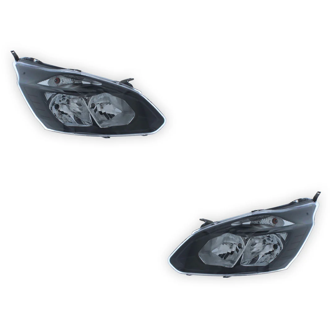 Ford Transit Custom Black Headlights 2012 - 2018 OEM-Style Aftermarket Left & Right - Image 2
