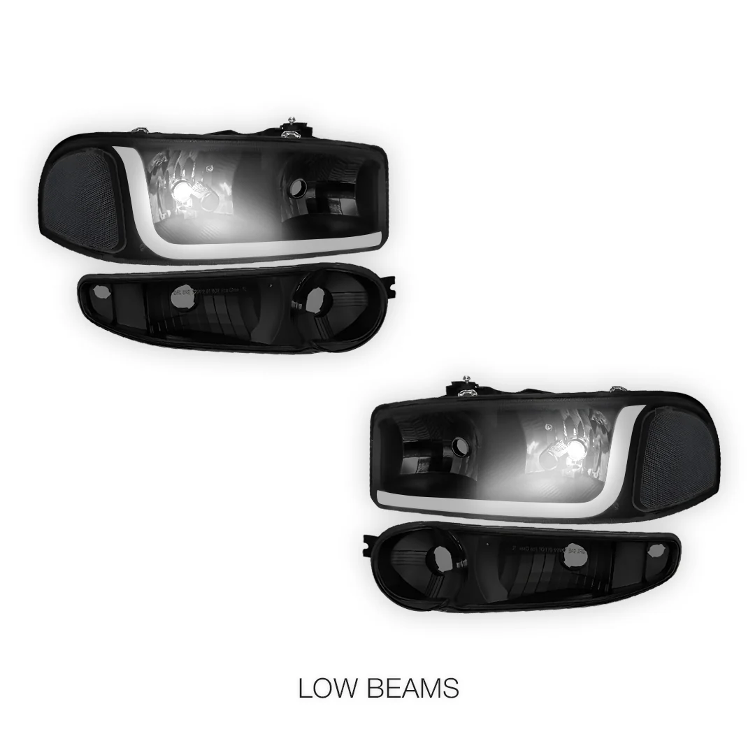 GMC Yukon (2001 - 2006) LED DRL Headlights LH + RH - Image 10