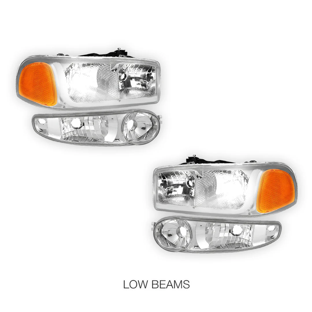 GMC Yukon (2001 - 2006) LED DRL Headlights LH + RH - Image 4