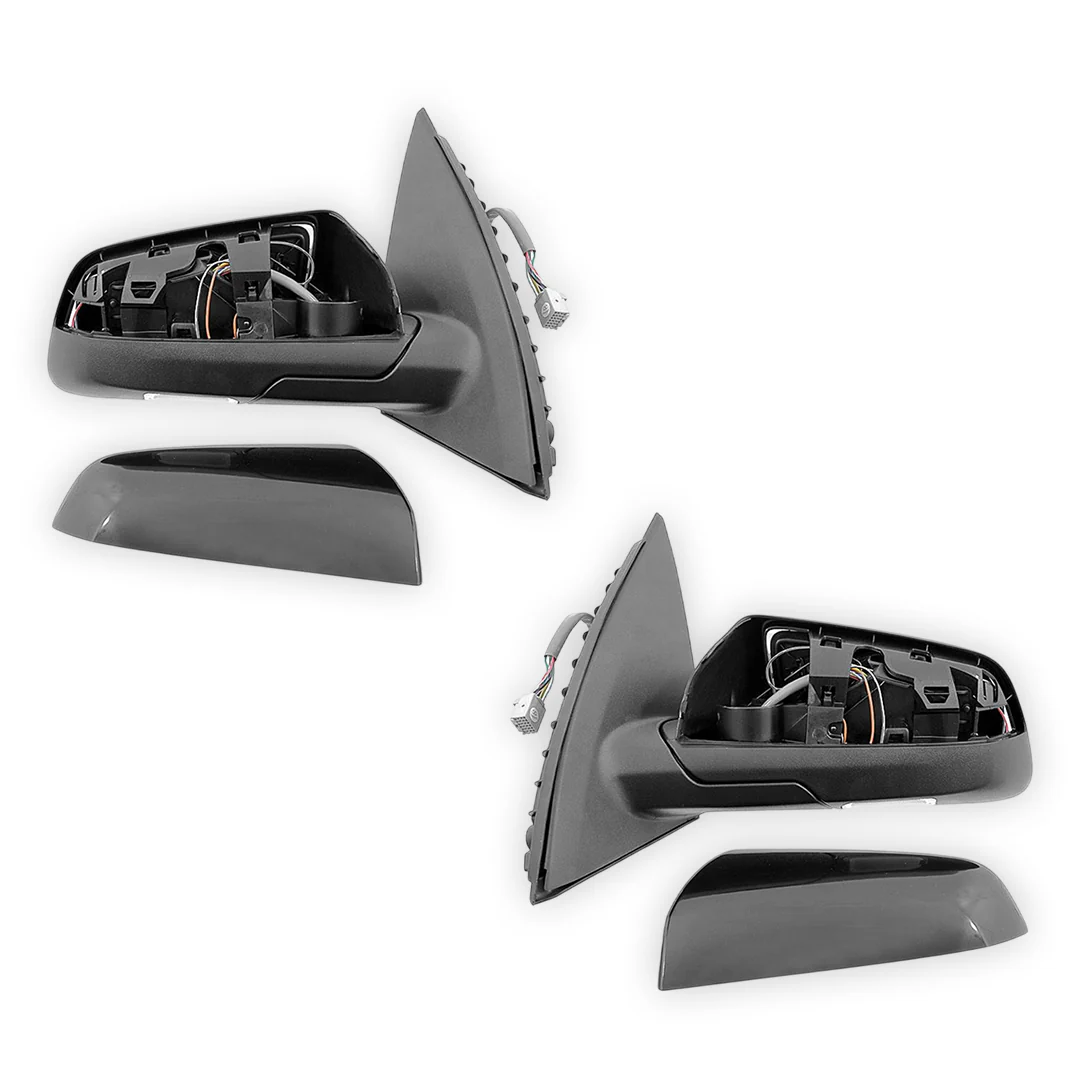 Holden Commodore VF (2013 - 2017) Electric Black Door Mirrors LH + RH - Image 2
