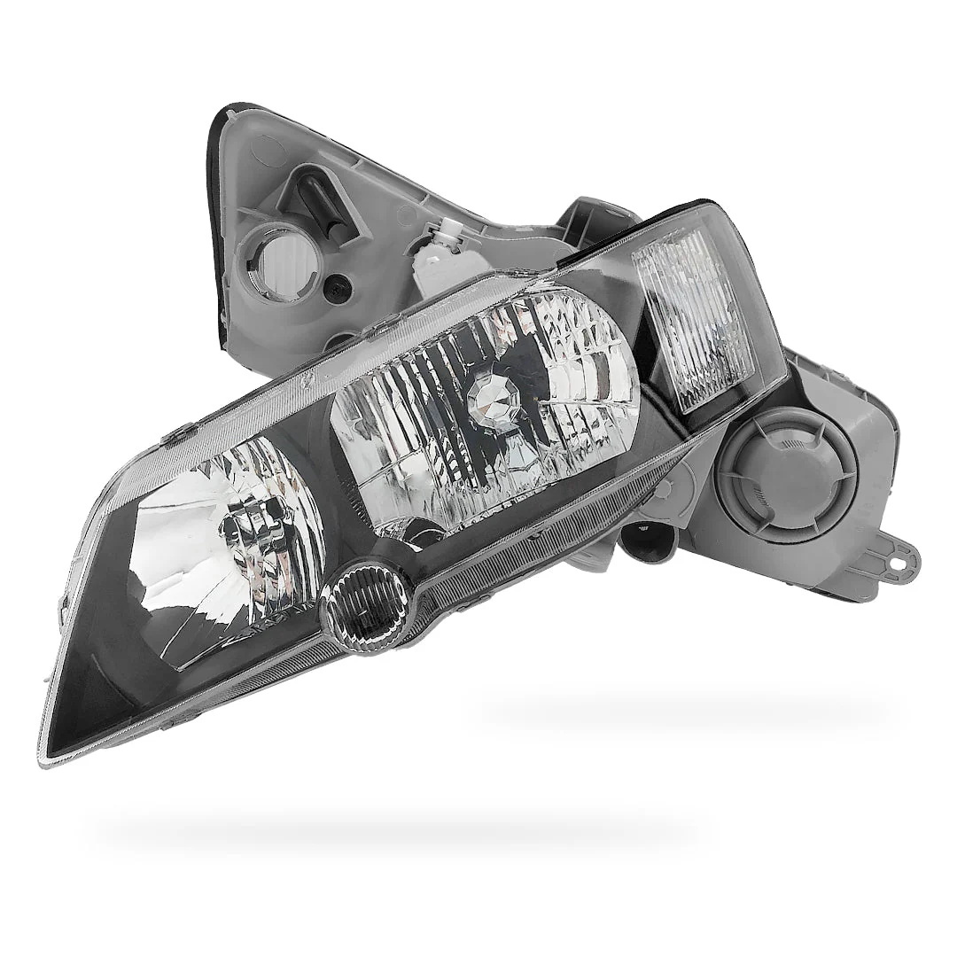 Holden Commodore VY (2002 - 2004) Black OEM Style Headlights LH + RH