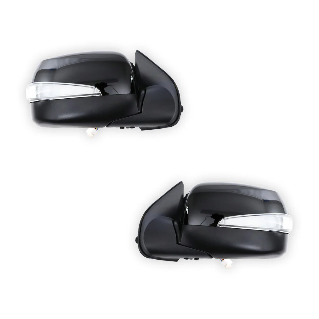 Holden Rodeo RA (2006 - 2008) Electric Black Door Mirrors LH + RH - Image 3