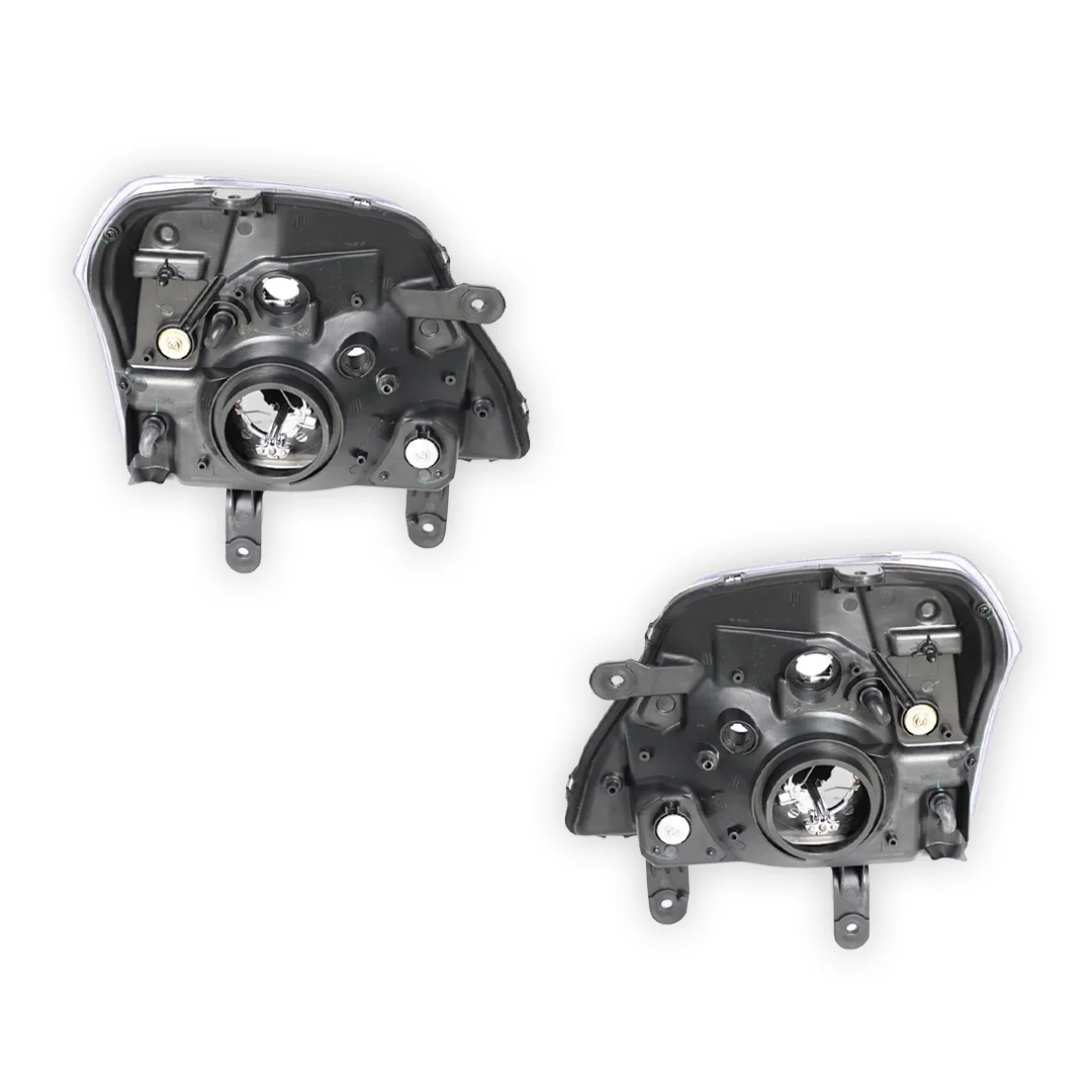 Holden Rodeo RA Series 1 (2003 - 2007) Chrome Headlights LH + RH - Image 5