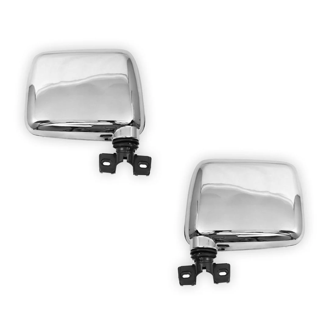 Holden Rodeo TF (1988 - 1997) Chrome Door Mirrors LH + RH - Image 3