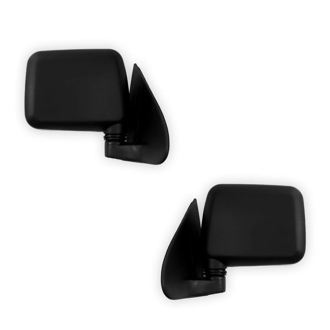 Holden Rodeo TF (1997 - 2003) Black Door Mirrors LH + RH - Image 3