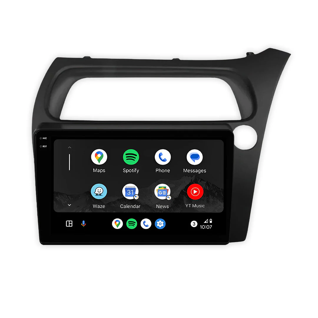 Honda Civic (2005 - 2011) 9" Wireless Android 16 Android Player for Apple CarPlay / Android Auto - Image 3