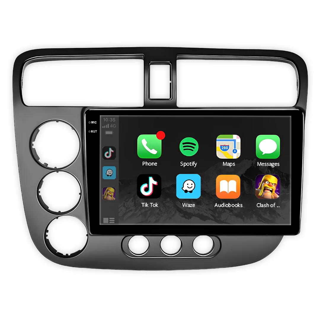 Honda Civic (2006 - 2012) Autoestéreo Android 9" Inalámbrico con CarPlay y Android Auto - Image 2
