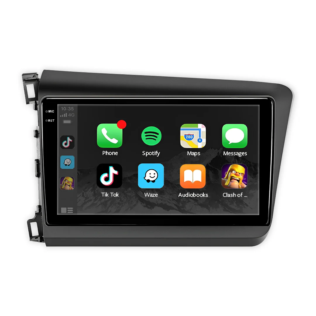 Honda Civic (2012 - 2016) Autoestéreo Android 9" Inalámbrico con CarPlay y Android Auto - Image 2