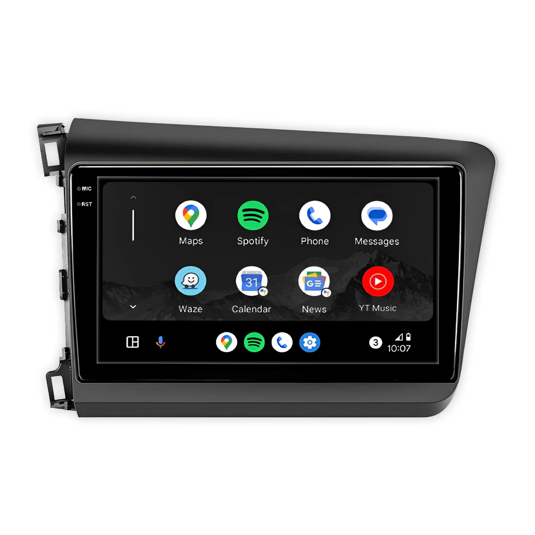 Honda Civic (2012 - 2016) Autoestéreo Android 9" Inalámbrico con CarPlay y Android Auto - Image 3