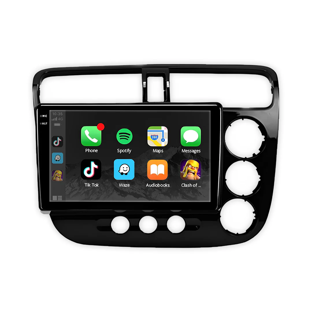Honda Civic ES / EP / EU (2000 - 2005) 9" Wireless Android 13 Touchscreen Stereo for Apple CarPlay / Android Auto - Image 2